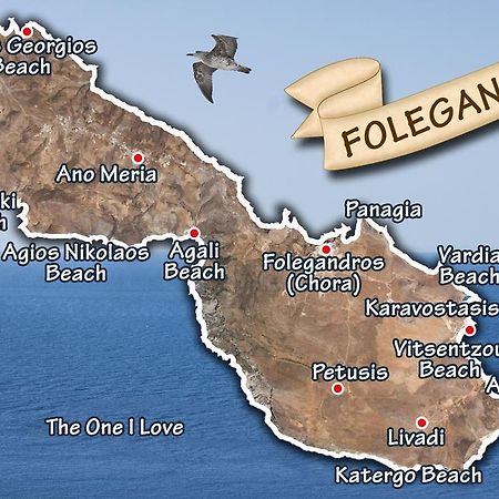 Light Blue Home Folegandros Town Экстерьер фото